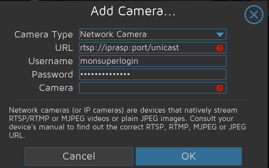 motioneye-add-camera